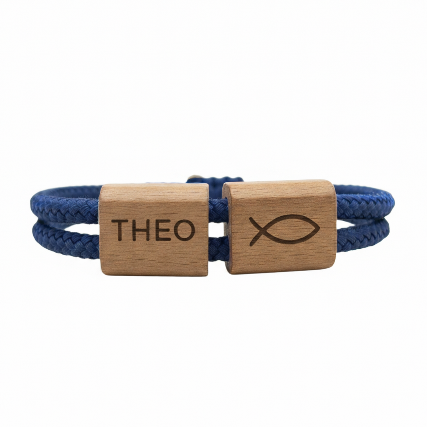 Armband Taufe Kommunion Konfirmation Kirschholz Graviert