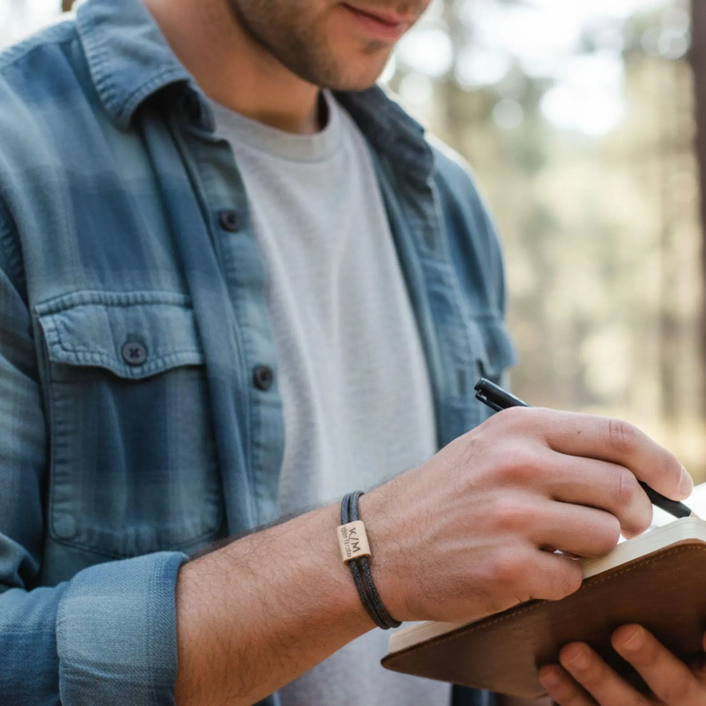 Personalisiertes Armband mit Initialen & Datum – Pärchenarmband